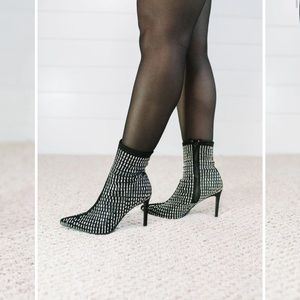 Rhinestone Holiday Bootie
